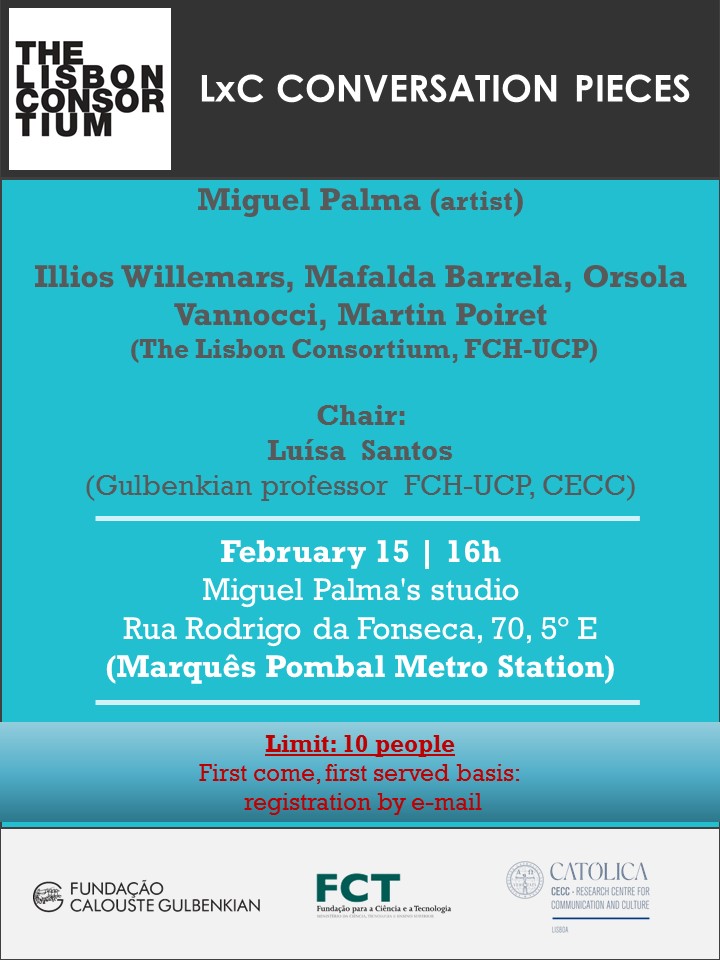 LxC Conversation Pieces 3: February 15. Registration&nbsp;required